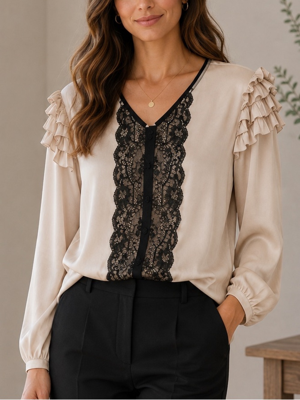 BB Dakota Lace Blouse